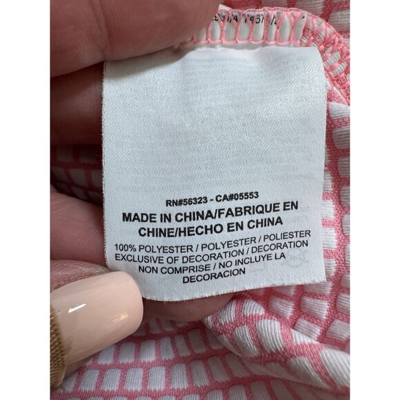 Nike Golf 1/4 Dri Fit Pullover Sweatshirt Women's Large L Salmon Pink Textured - Picture 7 of 8